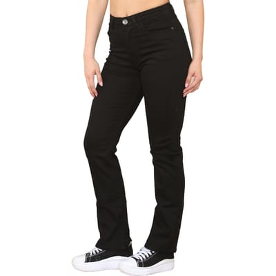 Enzo | Bootcut Jeans voor dames - Zwart