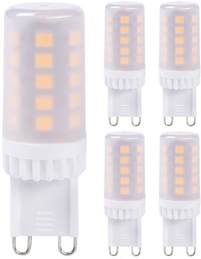 Optonica LED Insteeklamp G9 - 3.5W (vervangt 35W) - 400lm - 2800K Warm Wit - 230V - Energiezuinig - 5 stuks