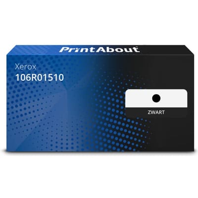 PrintAbout huismerk Toner 106R01510 Zwart Geschikt voor Xerox