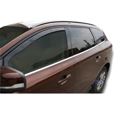 Déflecteurs d'air - J&J AUTOMOTIVE - Heko - Fumé - Installation facile - Pour Volvo XC60 2008-2016