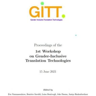 Proceedings Of The 1st Workshop On Gender-Inclusive Translation Technologies - Dimitar Shterionov