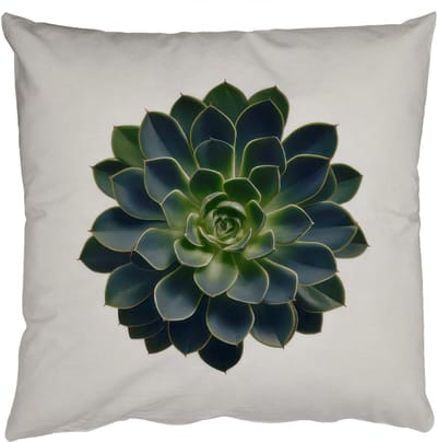 Sierkussens - Kussentjes Woonkamer - 50x50 cm - Rozet - Cirkelvormig - Donkergroen