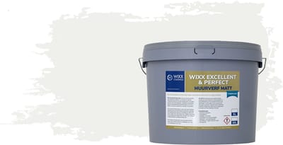 Wixx Excellent en Perfect Muurverf Matt - 5L - RAL 9016 Verkeerswit