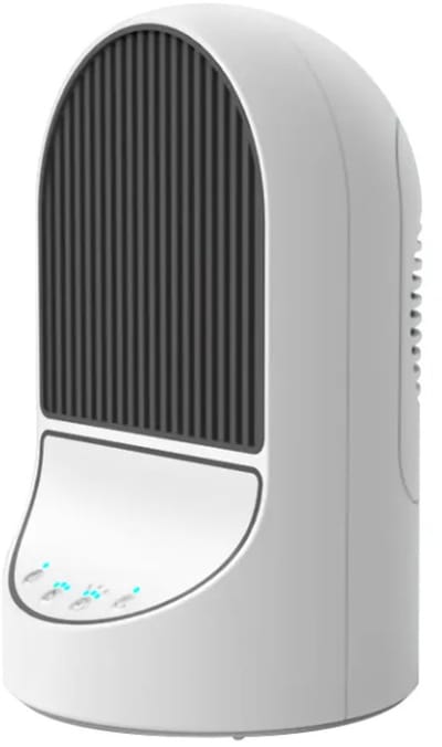 Bureauverwarming, Ventilatorkachel, Kleine Elektrische Kachel For Huishoudelijk Bruik, Mini-kachel For Op Het Bureau,voor winterenergie Stille，wit