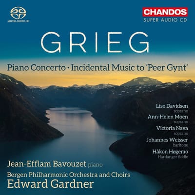 Jean Efflam Bavouzet, Bergen Philharmonic Orchestra, Edward Gardner - Grieg: Peer Gynt / Piano Concerto (SACD)