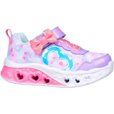 SKECHERS Kinderschoenen LED Hartjes Sneakers Geel Maat 22 Unisex