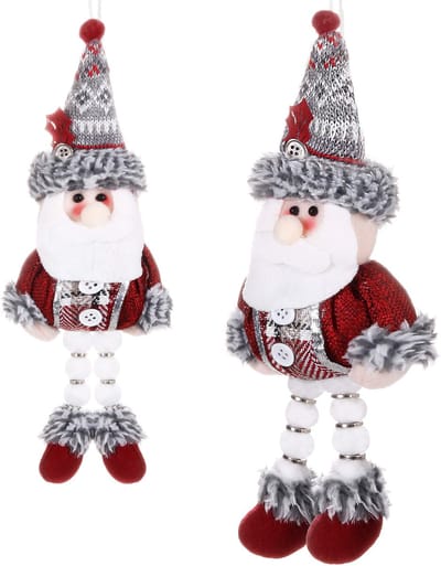 Springos Kerstversiering | Kerstdecoratie voor binnen | Kersthanger | Kerstman | 27cm | 1 stuk