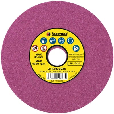 3/8" .404" Tecomec Slijpschijf Voor Kettingslijper 145 × 4,7 × 22,2 mm
