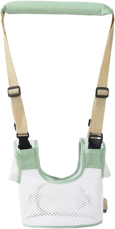 Kinder wandelharnas - Veiligheidsharnas baby - Leren lopen - Ademende mesh stof - 27 x 50 cm - Grijs
