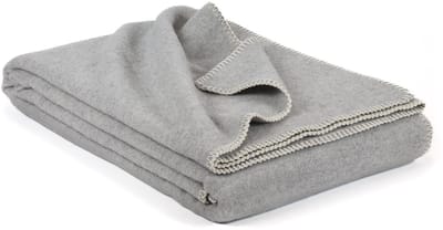Most - Zijdezachte kasjmier bed deken Luma Soft - 90% Merino wol, 10% Kasjmier wol - 140 x 200 cm - grijs
