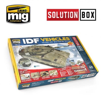 AMMO by Mig Jimenez Modelbouwdecoratie - MIG 7701 IDF Vehicles - Solution Box Effecten set