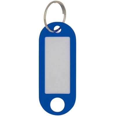 WEDO sleutelhanger met ring, diameter: 18 mm, blauw