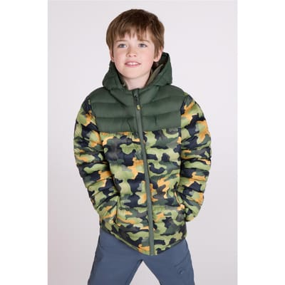 Mountain Warehouse Kinder/Kinder Seizoenen Watercolour Gewatteerde Jas (Donkere Khaki)