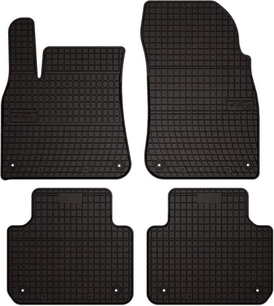 Wielganizator SolidPRO - Rubber Auto Vloermatten - Geschikt voor Porsche Cayenne III SUV - Zwart
