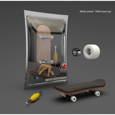 Professionele Houten Vinger Skateboard 5-Laags Esdoornhout met Lagers Legering Wielen Draagbaar Mini Skate Speelgoed voor Kinderen Volwassenen