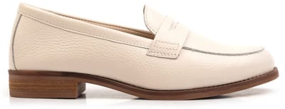 Omnio jade loafers dames creme leer