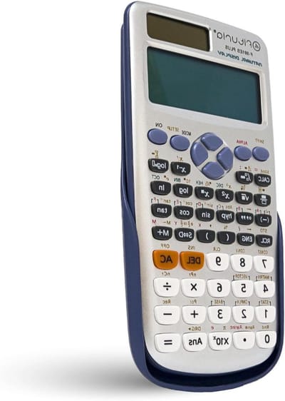 Wetenschappelijke Rekenmachine - Digitale Rekenmachine School Rekenmachine - Academische Berekeningen - 2-Regelig Display - 14.5 cm Hoogte - Zwart
