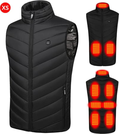 Livano Elektrische Bodywarmer - Verwarmde Bodywarmer - Heated Vest - Jas - Oplaadbaar - Heren - Maat XS