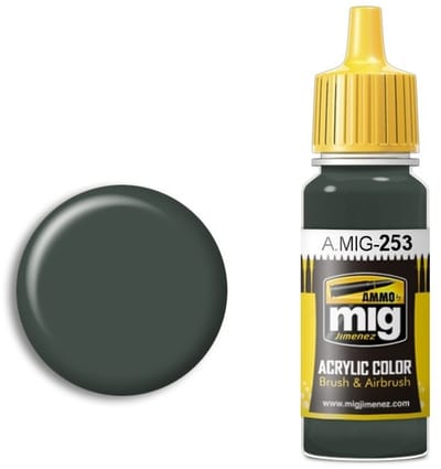 AMMO by Mig Jimenez Hobbyverf Acrylverf - MIG 0253 RLM 74 Graugrun - Acryl Verf flesje - 17 ml