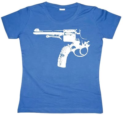 Hybris Dames Reversed Revolver Girly T-shirt SH-5-15173-H14-2
