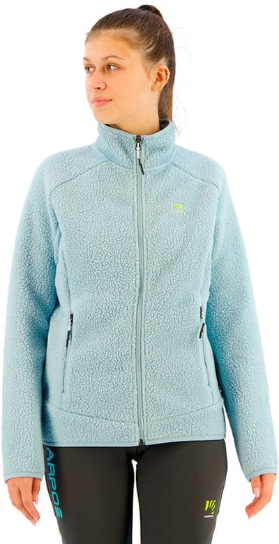 Karpos Moiazza Retrò Fleece Met Volledige Rits Blauw S Vrouw