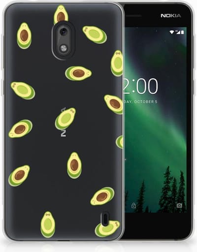 Nokia 2 Siliconen Case Avocado