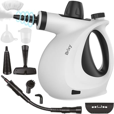 Stoomreiniger - Handstoomreiniger - Vlekkenreiniger - 1050W - Vloerreiniger - Badkamerreiniger - Keukenreiniger - Tapijtreiniger - Multifunctionele Stoomreiniger