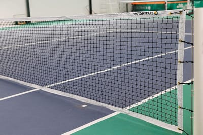 Tennisnet - Wedstrijd net - Sporten - Duurzaam 45mm maaswijdte - 127 meter - Zwart