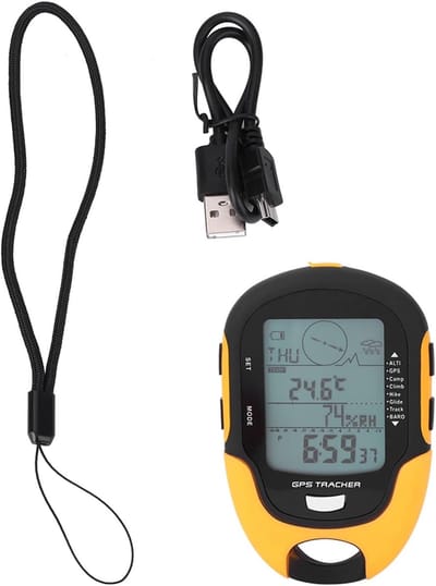 Digitale Barometer - Weerstation Kompas - Buitenactiviteiten Navigatie - Dubbele GPS Beidou - 16 x 11 x 4 cm