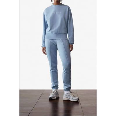 Daily Paper Ety Script Jog Rainwashed Blue Size: XS | Sweatpants Outlet | Dames | Blauw