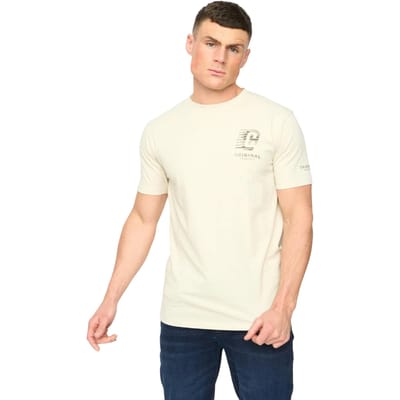 Crosshatch Heren Winchamp T-Shirt (Neutraal)