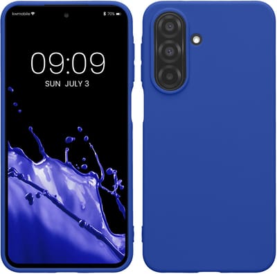 kwmobile telefoonhoesje geschikt voor Samsung Galaxy A27 5G - Hoesje voor smartphone - Back cover in Baltisch blauw