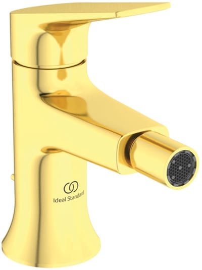 Ideal Standard La Dolce Vita - Bidetkraan met afvoer, geborsteld goud BD664A2
