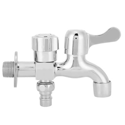 Allecto - Waterkraan - Dubbele Uitgang - Snelle Koeling - Zilver