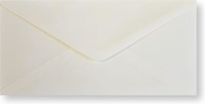 1000 Luxe EA 5/6 Enveloppen - DIN Lang 11x22cm - Crème - 110 Grams - 110x220mm - Puntklepsluiting