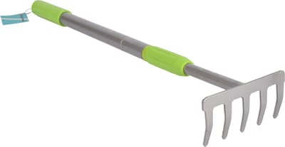 Kinzo Telescopische Hark 63-90cm Pvc/staal