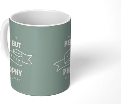 Mok - Koffiemok - Filosofie - Quotes - Onderwijs - Studie - Mokken - 350 ML - Beker - Koffiemokken - Theemok