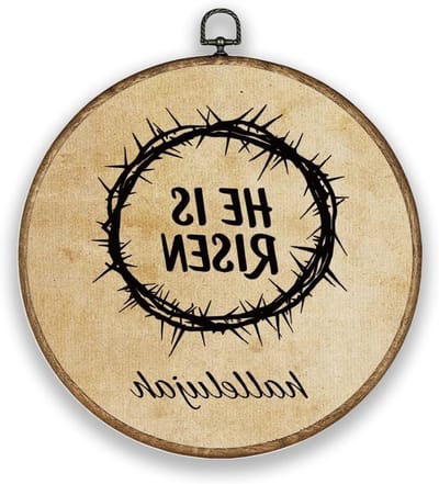 Ronde wanddecoratie met houten textuur en vintage uitstraling voor slaapkamer, bar en balkon - 26 cm, papier en polyester, verhoogd ontwerp