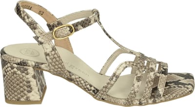 Paul Green - 6197 - Sandalen met hak - Kleur: Bruin - Maat: 37.5