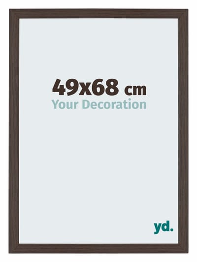 Your Decoration - Puzzellijst 49x68 cm - Eiken Donker - Puzzellijst 500-1000 stukjes - MDF Fotolijst - Mura
