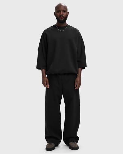 WIDE LEG DRAWSTRING PANTS