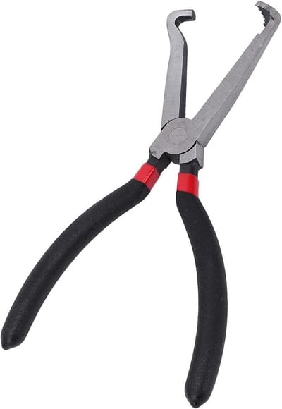 Tang met Lange Punt - Draadherstel Tang - Circuit Onderhoud - Stevige Koolstofstaal Constructie - 21 cm Lengte - Grijs