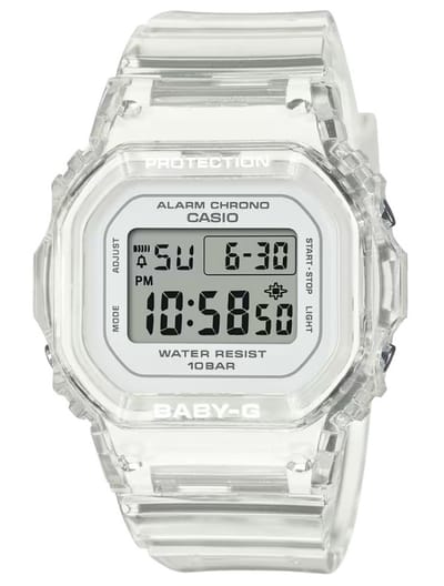 Casio Baby-G BGD-565US-7ER Horloge - Kunststof - Transparant - Ø 33.5 mm