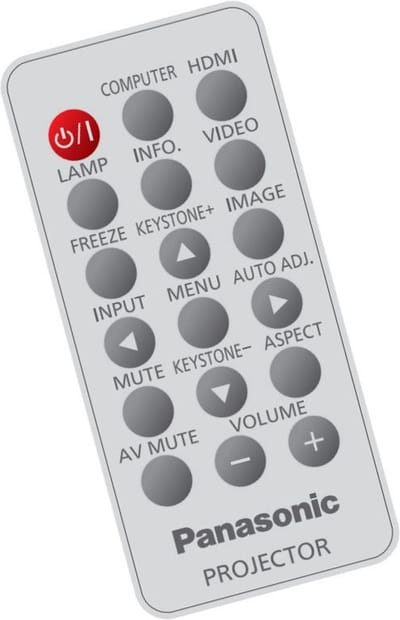 Afstandsbediening geschikt voor de PANASONIC PT-LX300 beamer, vervangt H458UB01G001