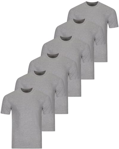 RAGMAN Heren onder t-shirts 6 pack Basic