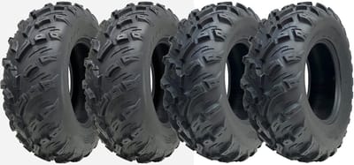 25x10.00-12 & 25x8.00-12 ATV-banden, 4-laags, P3080 OBOR Pinacle, voor de openbare weg (set van 4)