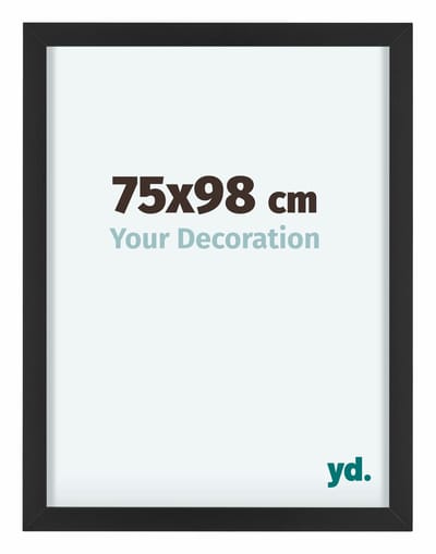 Your Decoration - Fotolijst 75x98 cm - Aluminium - Zwart - Virginia