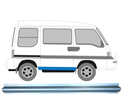 Reparatie dorpel voor Subaru Libero 1983-1998 / Links = Rechts (symmetrisch)