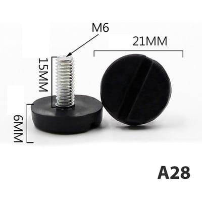 4 Stuks Stelmachinevoeten M6810 Verstelbare Machine Meubilair Voet Voeten