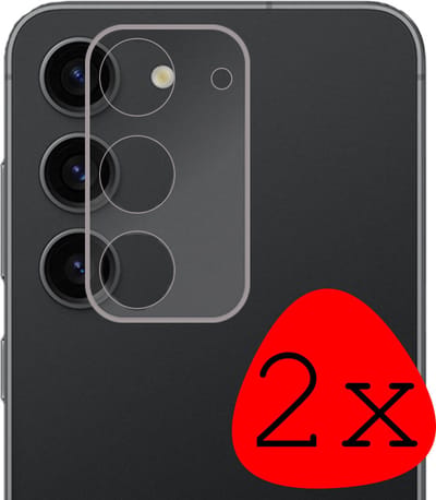Camera Lens Protector - 2 Stuks Geschikt voor Samsung Galaxy S23 - Camera Screenprotector Beschermglas - Gehard Glas - Tempered Glass - Screen Protector